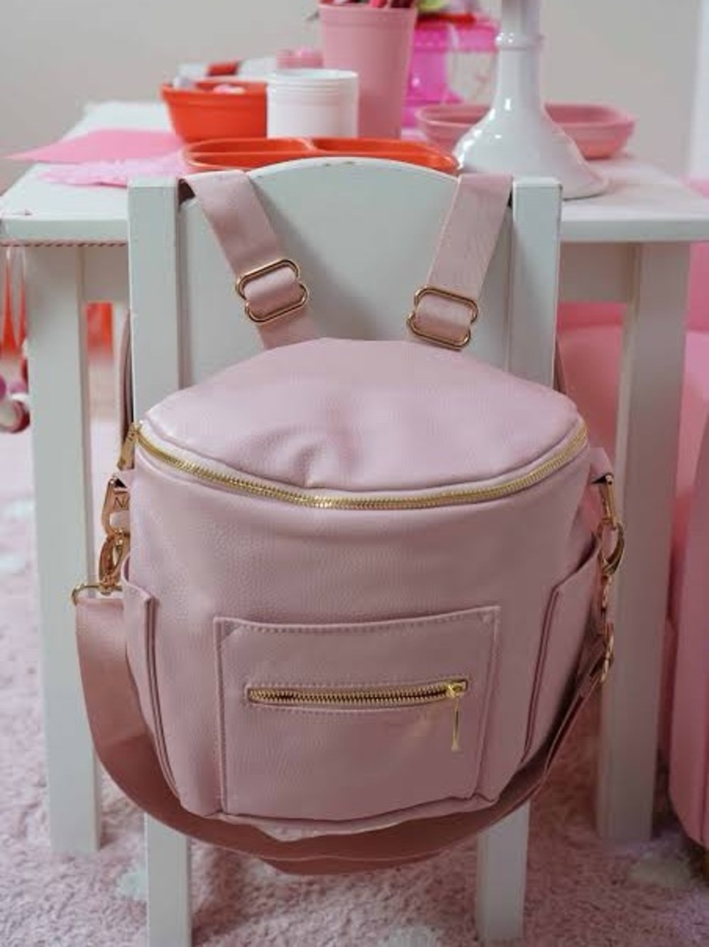 Fawn Design Vegan Leather Diaper Bag - Picture 3 of 8